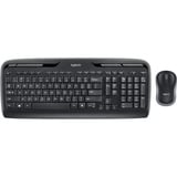 Logitech Wireless Combo MK330, Desktop-Set schwarz, DE-Layout