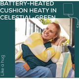 Beurer HK 77 Heaty celestial-green, Heizkissen grün, Cordbezug