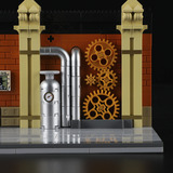 Lumibricks Steampunk-Motorradverfolgung, Konstruktionsspielzeug 