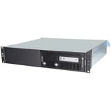 Sonnet xMac mini (2024+) Gehäusesystem, Rack-Gehäuse schwarz, 2 Höheneinheiten