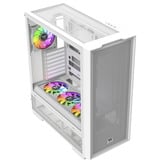 Thermaltake S380 TG ARGB Snow White, Tower-Gehäuse weiß, Tempered Glass