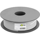 goobay Netzwerkkabel Cat.6, S/FTP (PiMF) grau, 100 Meter, flexibel