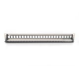 Digitus Modulares Patchpanel, 24-Port, unbestückt schwarz, 1 HE, für Keystone-Module
