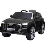 Jamara Ride-on Audi Q8, Kinderfahrzeug schwarz, 12V