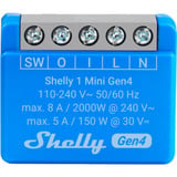 Shelly 1 Mini Gen4, Relais blau,  2er Pack