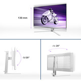 Philips Evnia 27M2N8500 QD-OLED, Gaming-Monitor 67.3 cm (26.5 Zoll), weiß, QHD, HDMI, DP, G-Sync-komp., Free-Sync, KI-Ambiglow, 360Hz Panel