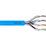 Digitus Professional Cat.6a U/FTP Verlegekabel simplex, Cca blau, 305 Meter Easy Pull Box