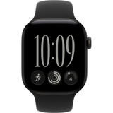 Apple Watch Series 12, Smartwatch schwarz, Aluminium, 42 mm, Sportarmband schwarz S/M, Cellular