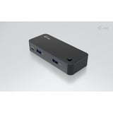 i-tec Universal KVM HUB, Dockingstation schwarz, 2x USB-A- und 2x USB-C
