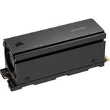 Corsair MP700 PRO 2 TB, SSD schwarz, PCIe 5.0 x4 | NVMe 2.0 | M.2 2280, mit Luftkühler