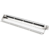 Digitus Modulares Patchpanel, 24 RJ-45 Ports silber, 1 HE, Rack Mount, geschirmt
