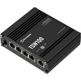Teltonika TSW100, Switch schwarz, Industrieller POE+ Ethernet Switch