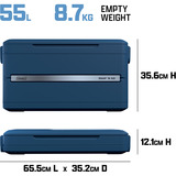 Coleman Snap'N Go 55QT, Kühlbox blau