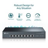 TP-Link TL-SX1008, Switch schwarz, 8-Port 10G Multi-Gigabit Switch