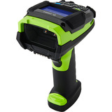 Zebra DS3678-ER, Barcode-Scanner schwarz/grün, 2D, Bluetooth, USB, RS232, Tastaturweiche, Cradle-Montageplatte