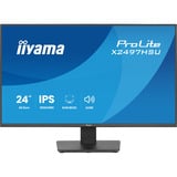 iiyama ProLite X2497HSU-B1, LED-Monitor 60.5 cm (23.8 Zoll), schwarz (matt), FullHD, IPS, HDMI, DP, USB-Hub, Lautsprecher, 120Hz Panel
