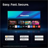 Hisense 58A6S, LED-Fernseher 146 cm (58 Zoll), schwarz/dunkelgrau, UltraHD/4K, Triple Tuner