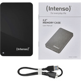 Intenso Memory Case 1 TB, Externe Festplatte schwarz, Micro-USB-B 3.2 Gen 1 (5 Gbit/s)