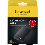 Intenso Memory Case 1 TB, Externe Festplatte schwarz, Micro-USB-B 3.2 Gen 1 (5 Gbit/s)
