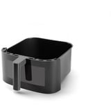 nutribullet Heißluftfritteuse CRISPLITE VISION schwarz/silber, 2.000 Watt, Korb 8 Liter, mit Sichtfenster