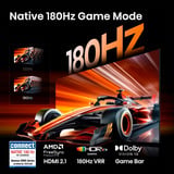 Hisense 75UR8DS RGB MiniLED, LED-Fernseher 189 cm (75 Zoll), schwarz/dunkelgrau, UltraHD/4K, Hi-View AI Engine RGB, 180Hz Panel