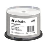 Verbatim CD-R 700 MB, CD-Rohlinge 52fach, 50 Stück, bedruckbar