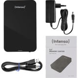 Intenso Memory Center 6 TB, Externe Festplatte schwarz, USB-B 3.2 Gen 1 (5 Gbit/s)