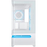 ASUS PRIME AP202 TG ARGB , Tower-Gehäuse weiß, Tempered Glass x 2