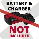 EINHELL TC-RA 18 Li BT - Solo, Baustellenradio rot/schwarz, Bluetooth, ohne Akku und Ladegerät