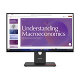 Lenovo ThinkVision T24D-40, LED-Monitor 60.5 cm (23.8 Zoll), schwarz, FullHD, IPS, DP, HDMI, USB-Hub, Daisy-Chain, 120Hz Panel