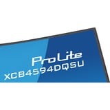 iiyama ProLite XCB4594DQSU-B1, LED-Monitor 113 cm (44.5 Zoll), schwarz (matt), DQHD, VA, Curved, HDMI, DP, USB-C, USB-Hub