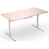ENDORFY Atlas L Electric, Gaming-Tisch hellbeige/weiß