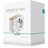 DeepCool AK400 G2 WH, CPU-Kühler weiß/holz, 120 mm