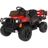 Jamara Ride-on Offroader Bufalo, Kinderfahrzeug rot, 12V
