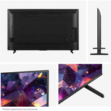 Hisense 85E7S PRO Hi-QLED-Fernseher 215 cm (85 Zoll), schwarz/dunkelgrau, UltraHD/4K, Free-Sync-Premium, 144Hz Panel