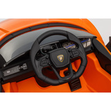 Jamara Ride-on Lamborghini Revuelto 2,4GHz, Kinderfahrzeug orange, Fernsteuerung, Lithium-Ionen-Akku
