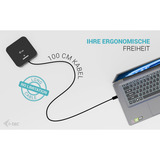 i-tec USB-C Dual HDMI Docking Station, Dockingstation schwarz, Power Delivery 100 W, HDMI