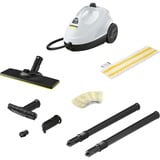 Kärcher SC 2 EasyFix, Dampfreiniger weiß/schwarz, 1.500 Watt, mit Bodenreinigungsset EasyFix