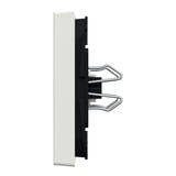 Merten Wippe mit Symbolfenster rechteckig, Kontrollschalter- und Taster-Einsatz, Typ 432819 weiß (glänzend), Retail