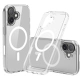 Nevox StyleShell SHOCKFlex, Handyhülle transparent, iPhone 17, kompatibel mit MagSafe