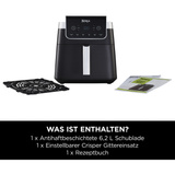 Ninja Heißluftfritteuse MAX PRO AF180EU schwarz, 2.000 Watt, Korb 6,2 Liter