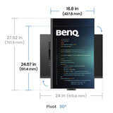 BenQ RD280UA Programmiermonitor, LED-Monitor 71.6 cm (28.2 Zoll), schwarz, UHD+, IPS, HDR, USB-Hub, USB-C