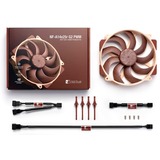 Noctua NF-A14x25r G2 PWM, Gehäuselüfter braun/beige, 140 mm