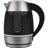 Cecotec Thermosense 400 VisionLight, Wasserkocher edelstahl/schwarz, 2.200 Watt, 1,7 Liter