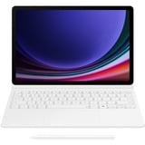 Samsung Book Cover Keyboard, Tablethülle weiß, Samsung Galaxy Tab S9 | S9 FE | S10 FE | S10 Lite