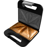 Cecotec Rock’nToast Classic+ Sandwichmaker edelstahl/schwarz, 800 Watt, für 2 Personen