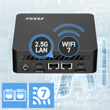 MSI Cubi NUC AI+ 3MG-007DE, Mini-PC schwarz, Windows 11 Pro