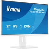 iiyama ProLite XB2797QSNP-W1, LED-Monitor 68.5 cm (27 Zoll), weiß, QHD, IPS, HDMI, DP, USB-C, USB-Hub, Daisy Chain, KVM