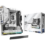 ASRock B860M Steel Legend WiFi, Mainboard weiß
