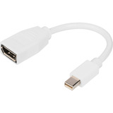 Digitus DisplayPort Adapterkabel weiß, mini DP - DP